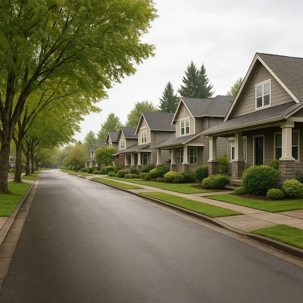 Sell my house fast in Vancouver WA - residential neighborhood in Clark County