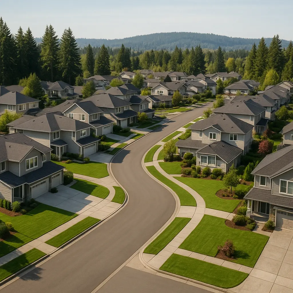 Sell my house fast Snohomish County WA - residential neighborhood in Everett and Marysville