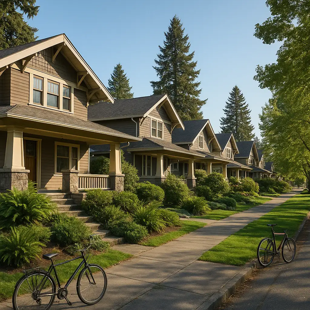 Sell your house in foreclosure in Spokane WA - residential neighborhood street