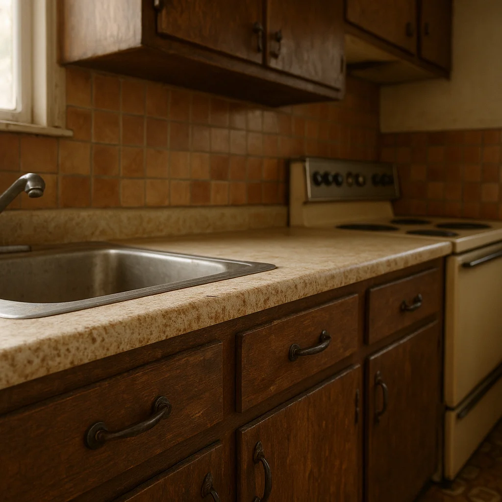 Cash home buyer for fixer upper in Spokane Washington - outdated interior